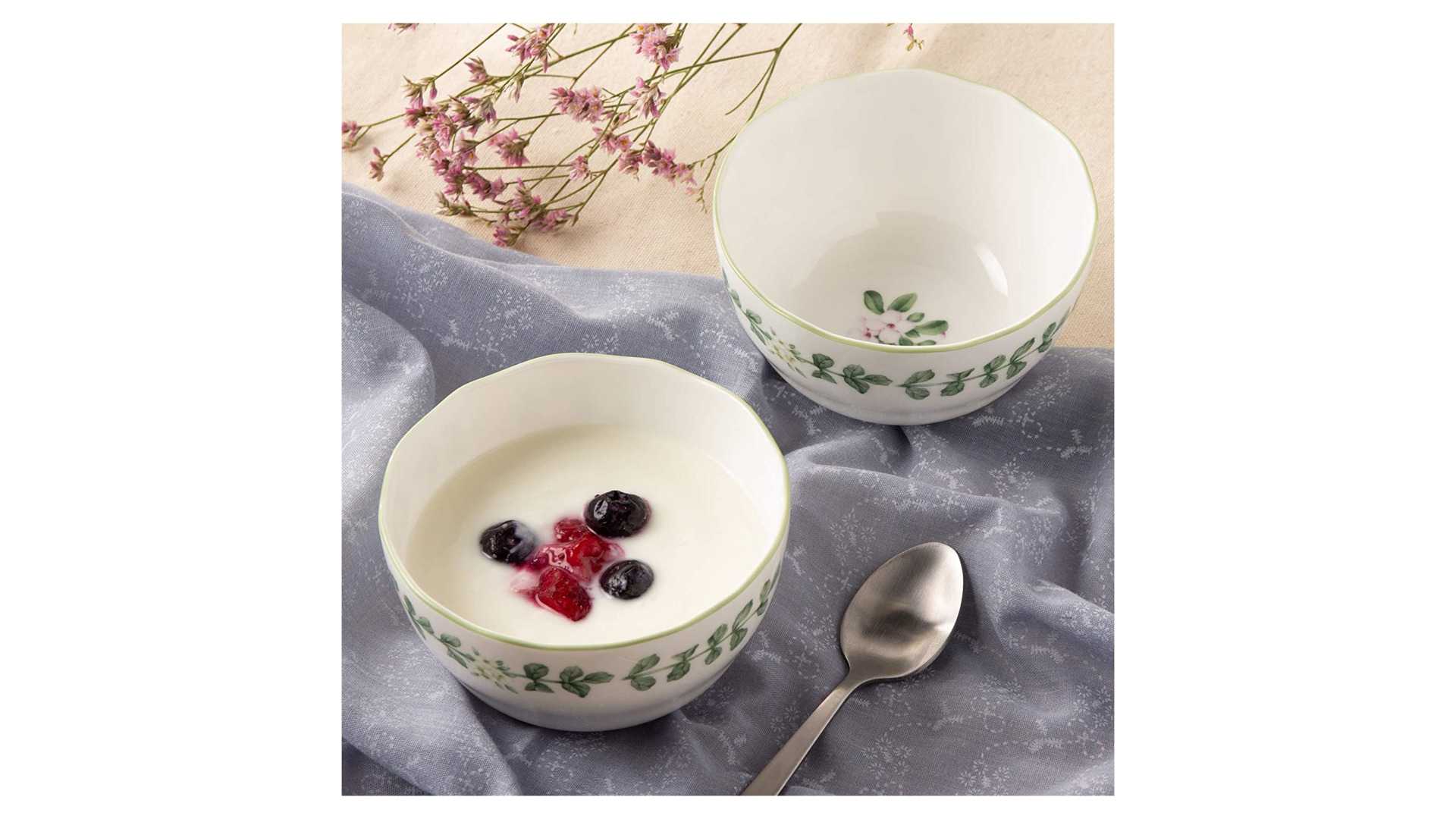 10662712 Noritake Салатник индивидуальный Noritake "Английские травы" 11см Фарфор костяной  - Вид №2