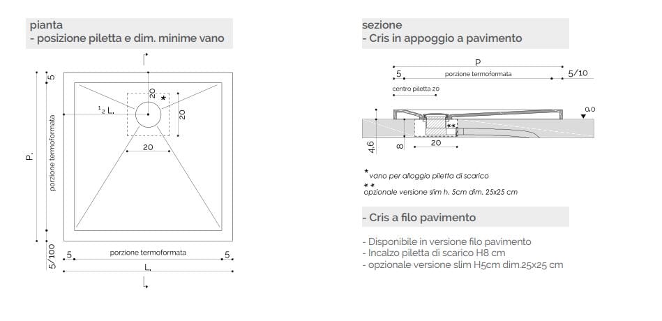 Прямоугольный поддон для душа Corian® Acquapazza Corian ® elements ARCH-00129358 - Вид №3