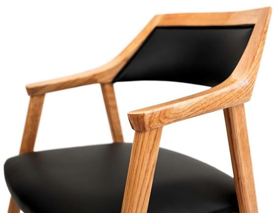 Mytto Стул из орехового дерева с подлокотниками Larforma sun-id-1373229 - Вид №8