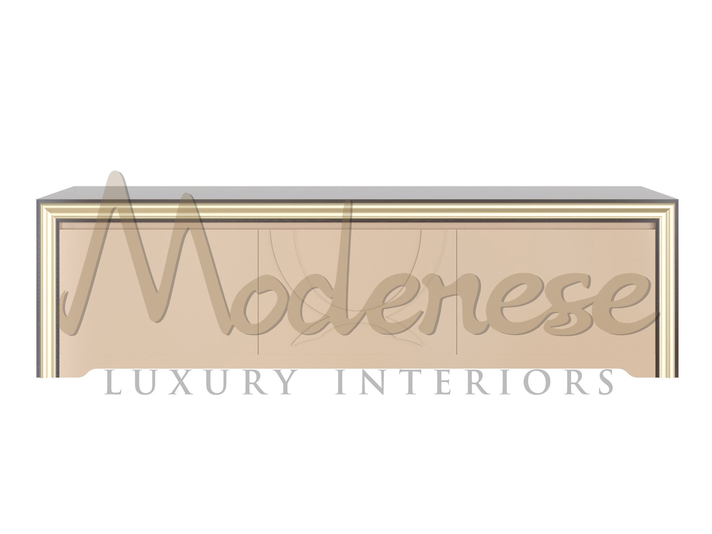 Шкаф для телевизора из бука с распашными дверцами Modenese Luxury Interiors SIDEBOARD ARCH-00015496