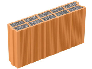 Теплоизоляционный кирпичный блок