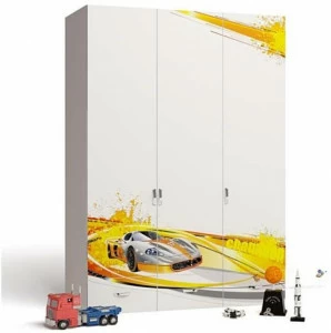 Шкаф ABC-KING 3х дверный Champion белый