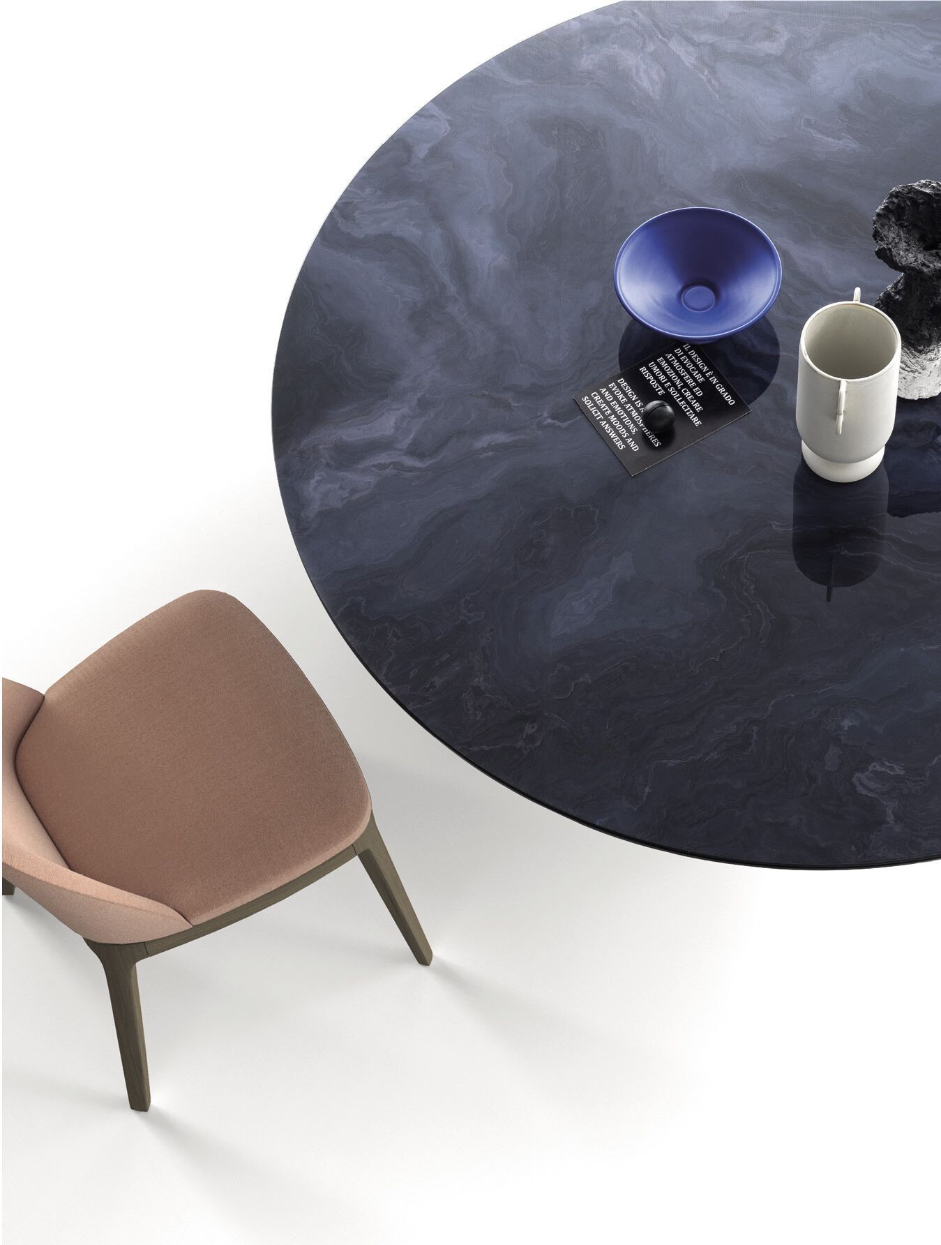 Круглая столешница из закаленного стекла Devina Nais Free ARCH-00000730