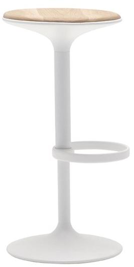 Andreu World Барный стул из алюминия с подставкой для ног Hula Bq2795 - Вид №4