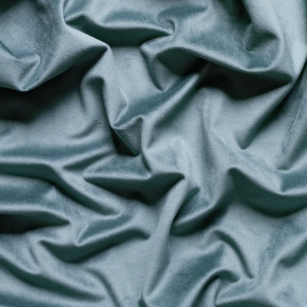 Ткань 1 м/п бархат 300 см цвет серо-голубой GARDEN STLM-2111510 - Вид №1