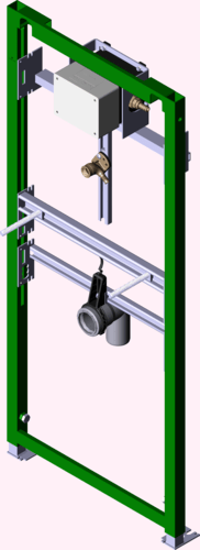 Системная техника  Viegaswift, Steptec, Viega Eco Plus, Viega Mono, панели смыва и принадлежности  T3 Viega Eco Plus  Элементы для писсуаров VIEGA 611 934 Модель 8164.5 Santreyd  - Вид №4