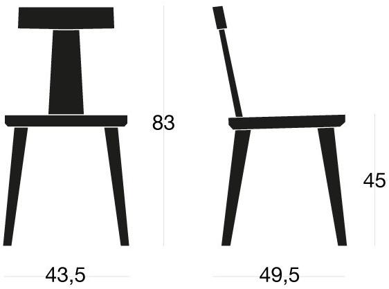 SIPA Стул из лакированного дерева T-coffee sun-id-1454178 - Вид №7