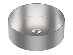 Круглый умывальник из нержавеющей стали