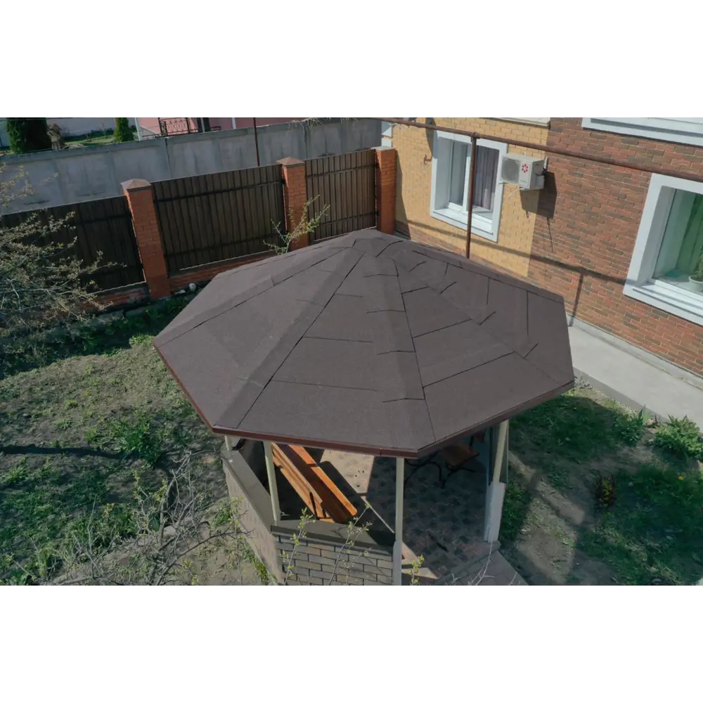 Рулонная черепица Технониколь Мини коричневый 2.5 м² STLM-2070425 - Вид №3