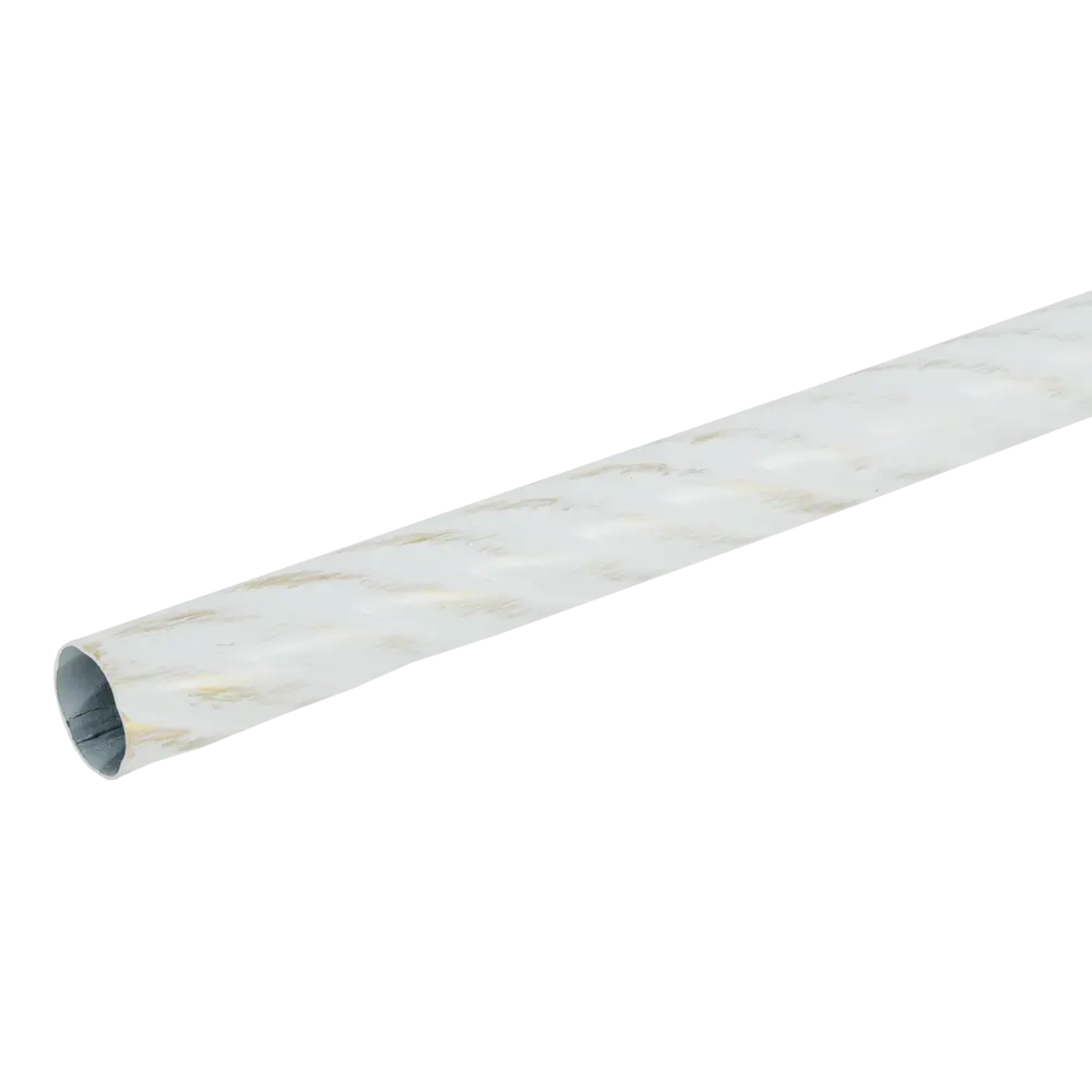 Штанга витая Orbis 160 см, металл, цвет античный белый STLM-2025415