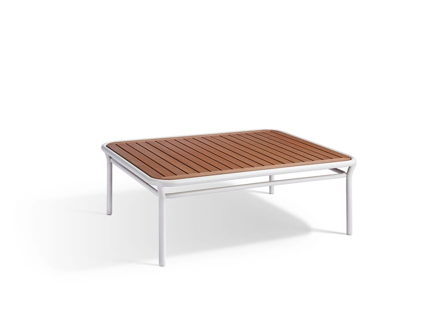 Прямоугольный садовый журнальный столик с верхним композитным деревом VINEKO Nine Degrees ARCH-00052392