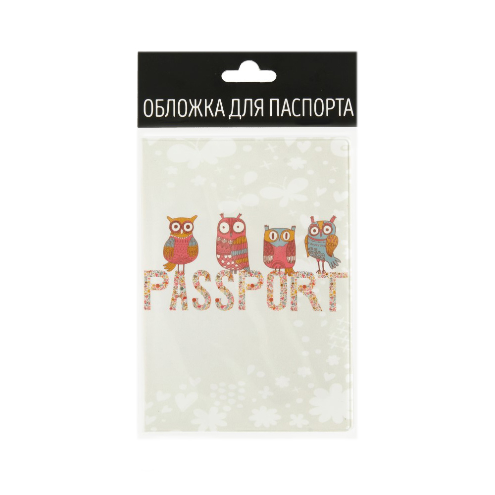 15020 Обложка для паспорта mix Miusli Owls Santreyd 
