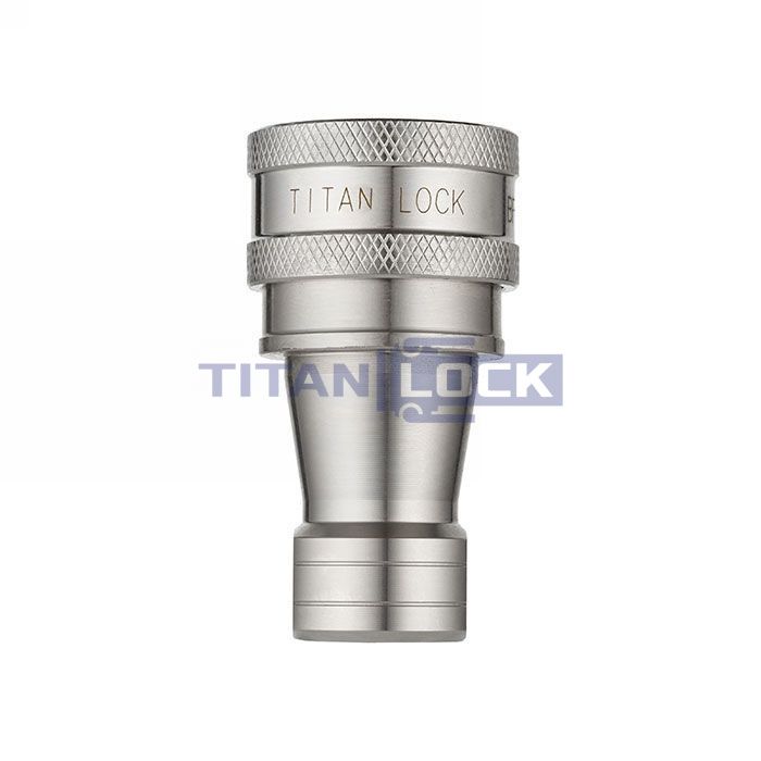 3/4in, БРС серия B, ISO 7241-B, розетка, нерж. сталь 304 TL6BF-S TITAN LOCK  - Вид №3
