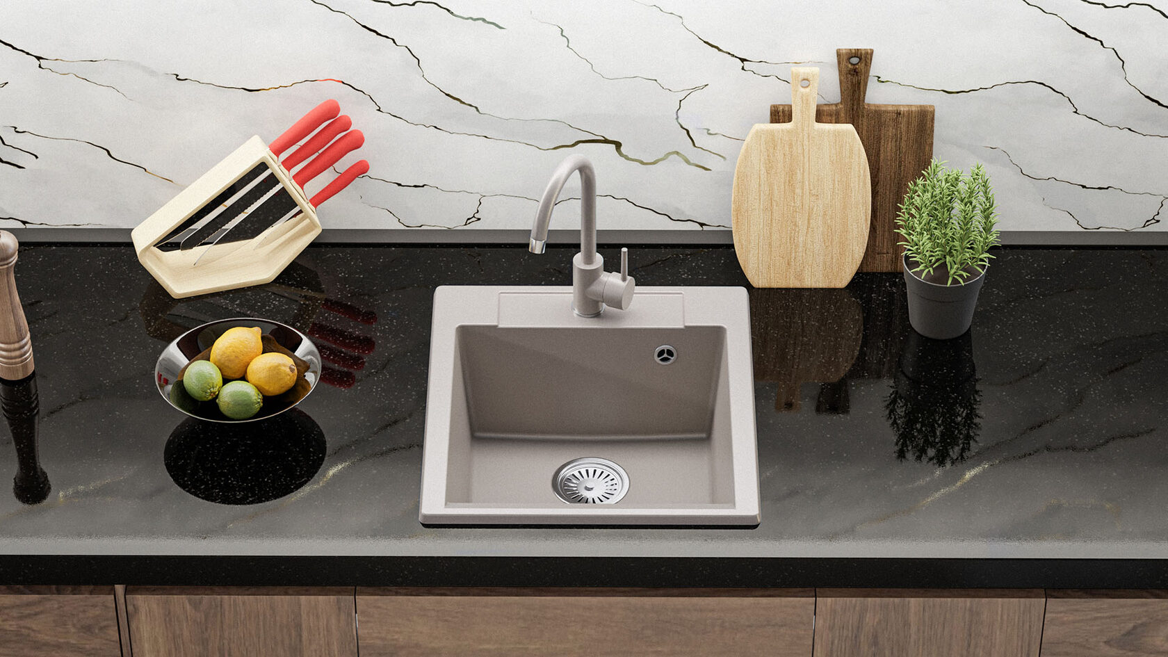 Кухонные мойки Polygran Argo-460 444706 - Вид №1