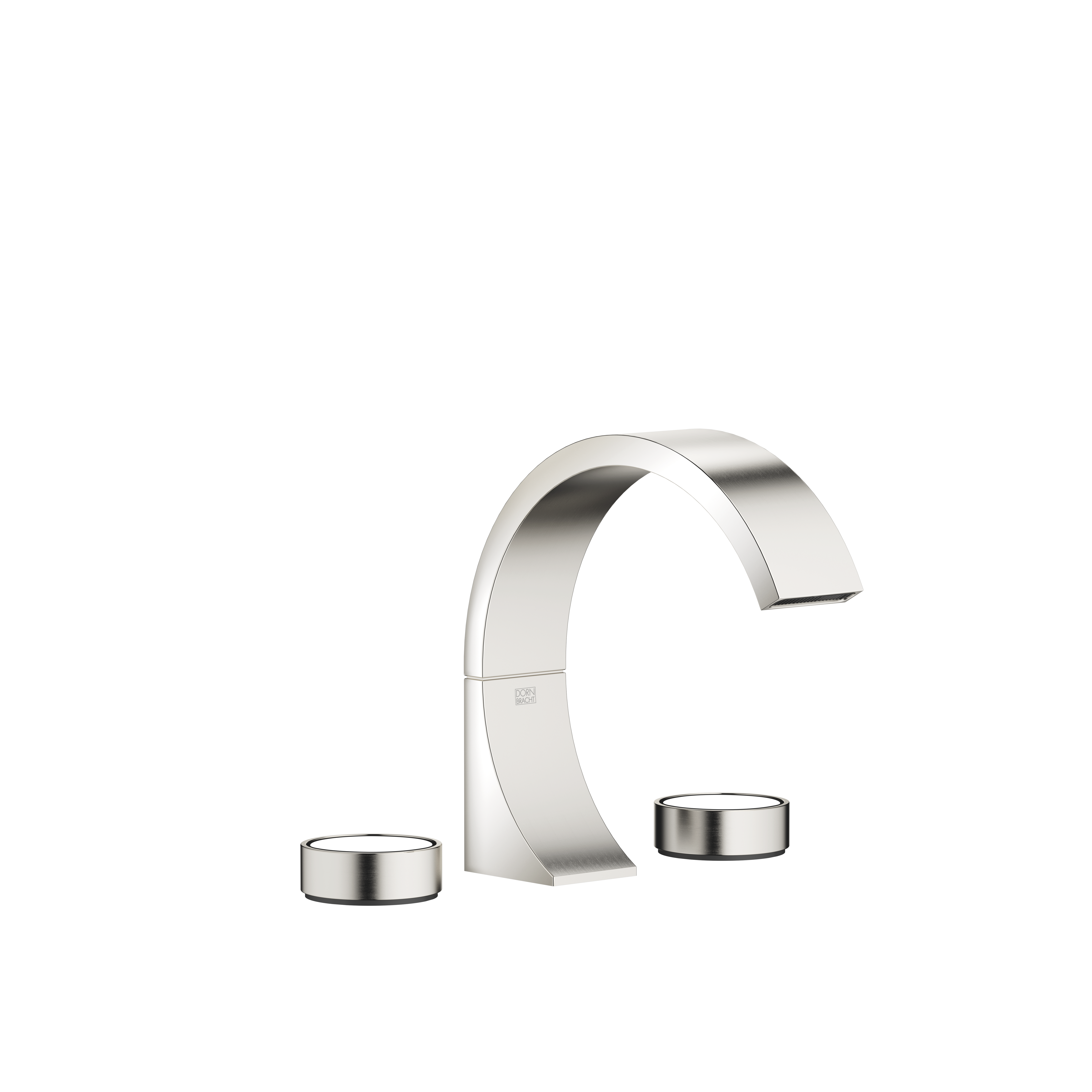 CYO Смеситель для раковины на три отверстия со сливным клапаном - Platinum / Brushed Platinum DornBracht 20713811-36