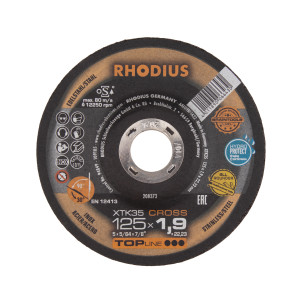 90549581 Диск зачистной по стали XTK35 CROSS 125x22.2x1.9 мм STLM-0276611 RHODIUS