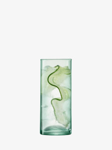 Набор для коктейлей из дутого и переработанного стекла - 520 мл