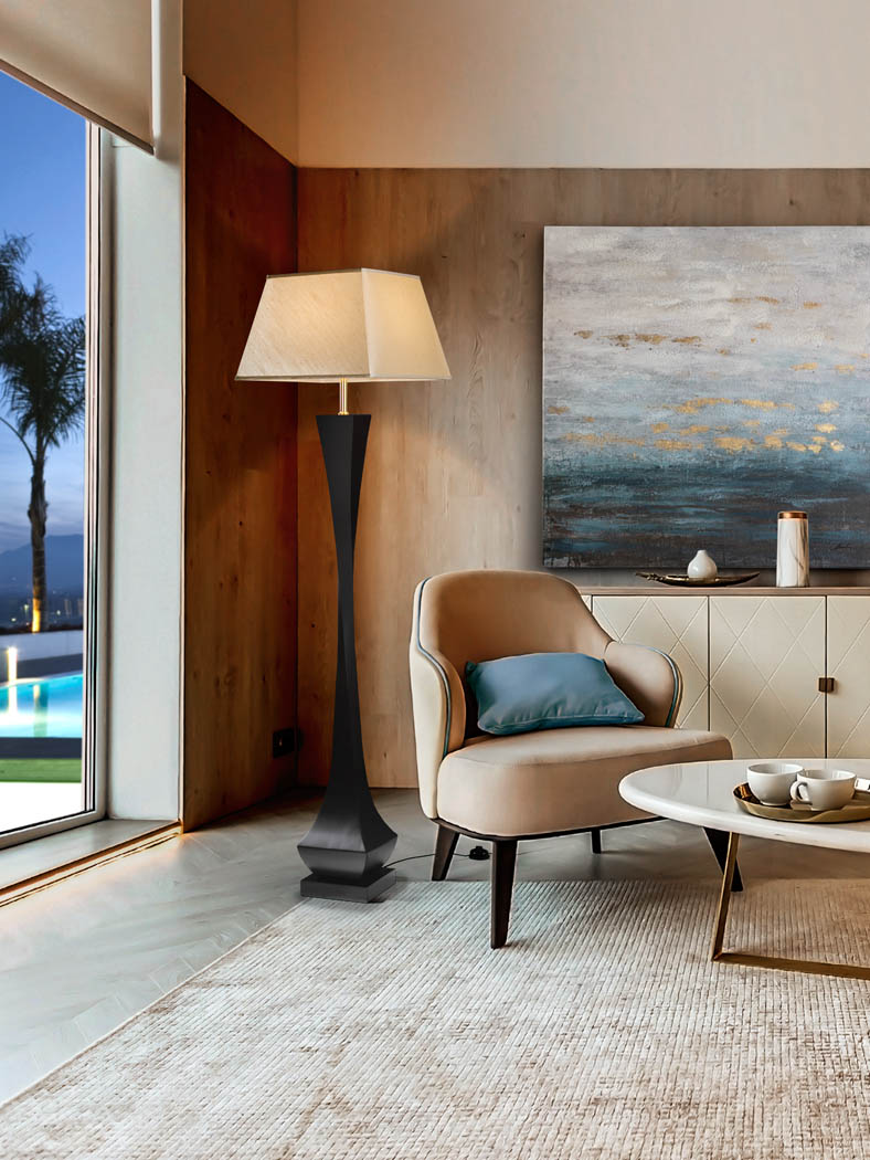 024656 Торшер черный матовый Schuller Deco - Вид №2