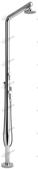 Inoxstyle Летний душ из нержавеющей стали Riva 01006 mmt