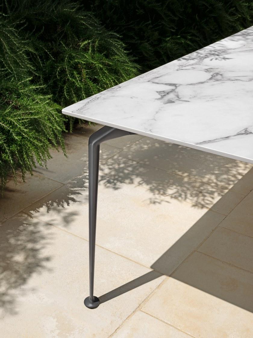 Talenti Квадратный садовый стол из керамогранита Cruise alu sun-id-1441914 - Вид №4