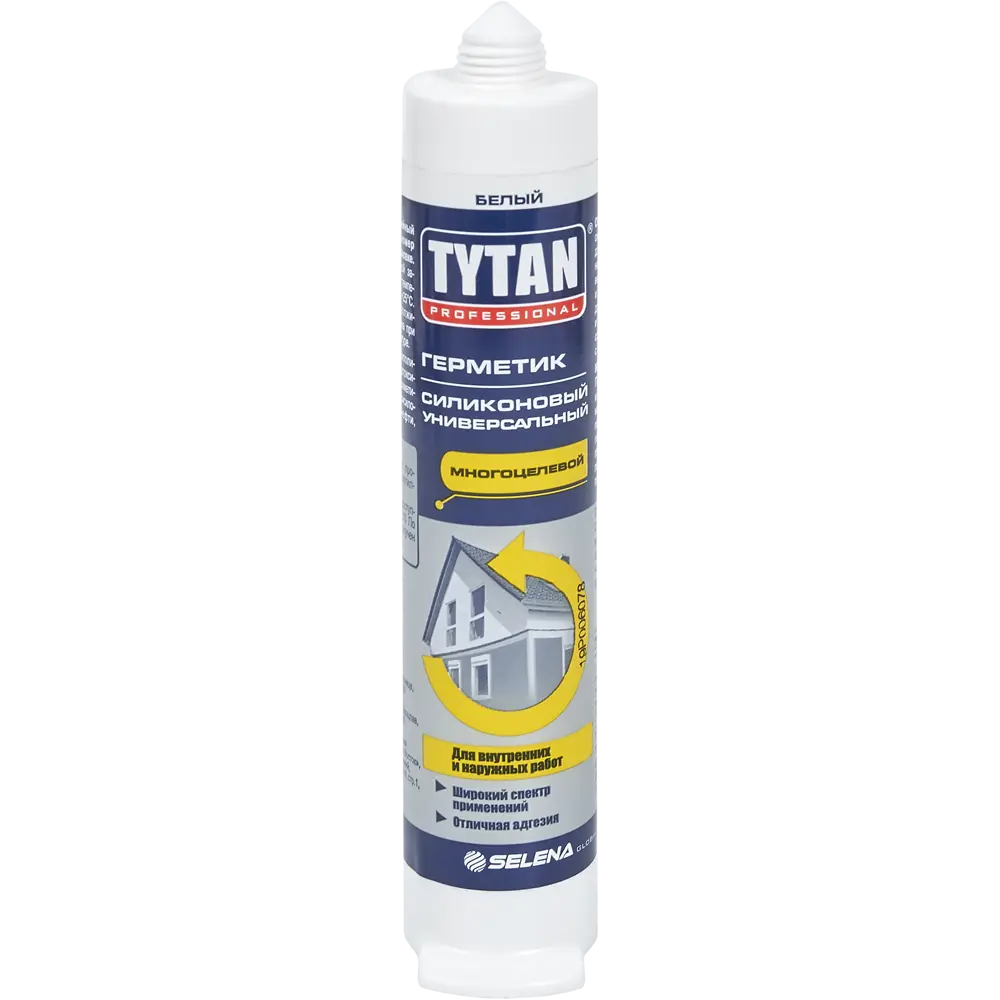 Герметик Tytan Professional силиконовый универсальный цвет белый, 80 мл STLM-2138149