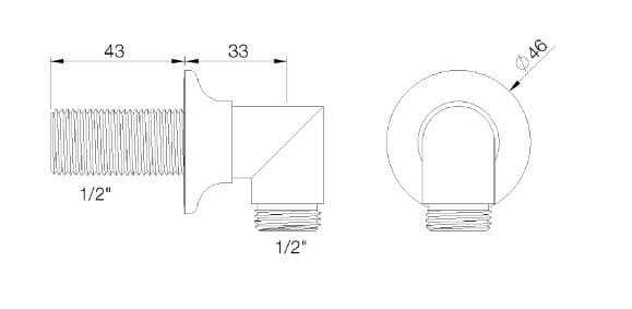 Хромированная латунь водоотвод rvb TIMES ARCH-00119737 - Вид №2