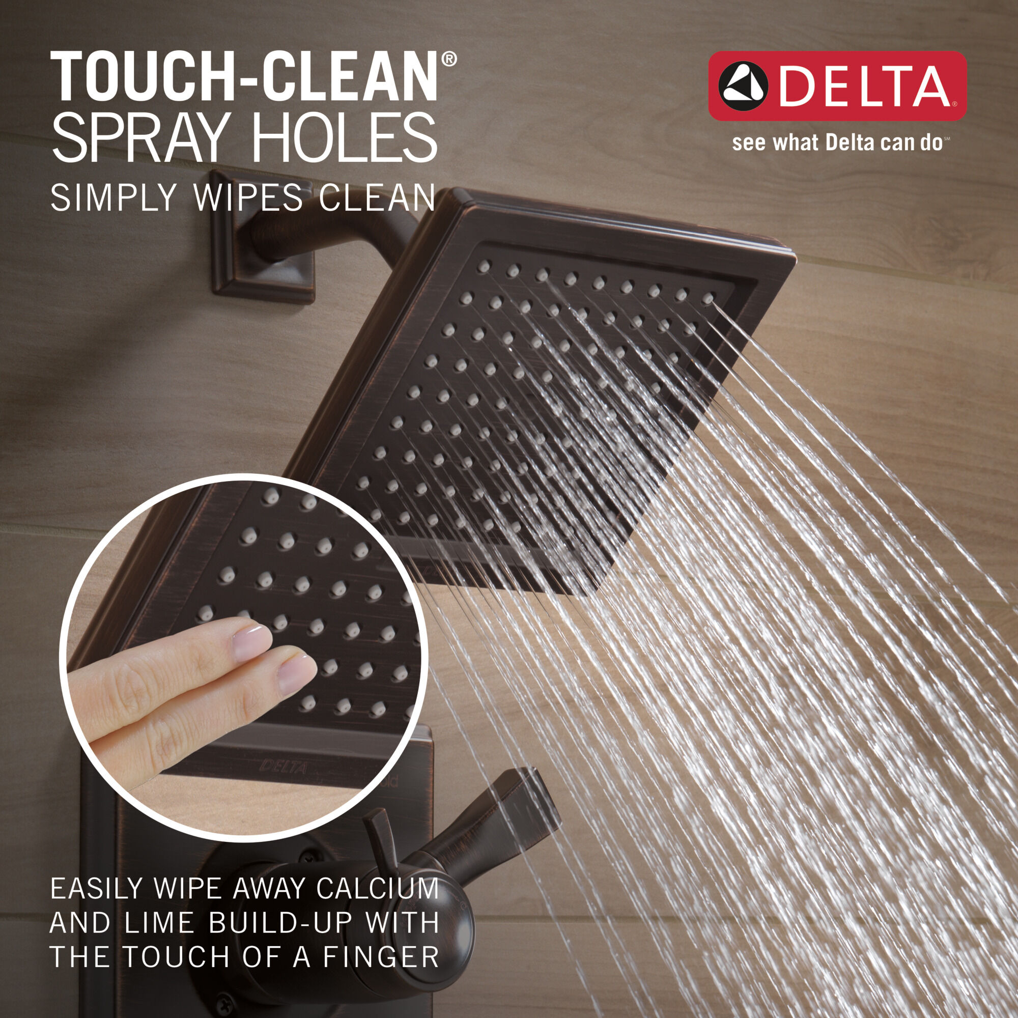 T17451-RB Для ванны и душа Monitor® 17 Series Delta Faucet Dryden Венецианская бронза  - Вид №2