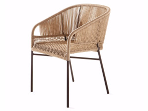 Алюминиевый стул с порошковым покрытием с подлокотниками