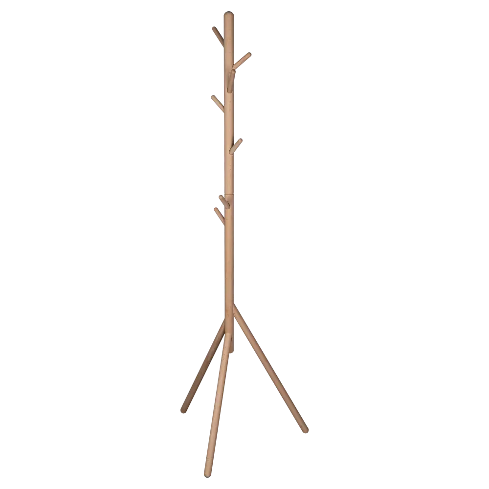 Вешалка напольная Naturo Wood 48.5x170x56.9 см KONSENSA дерево цвет бежевый 89388876 STLM-2095122 