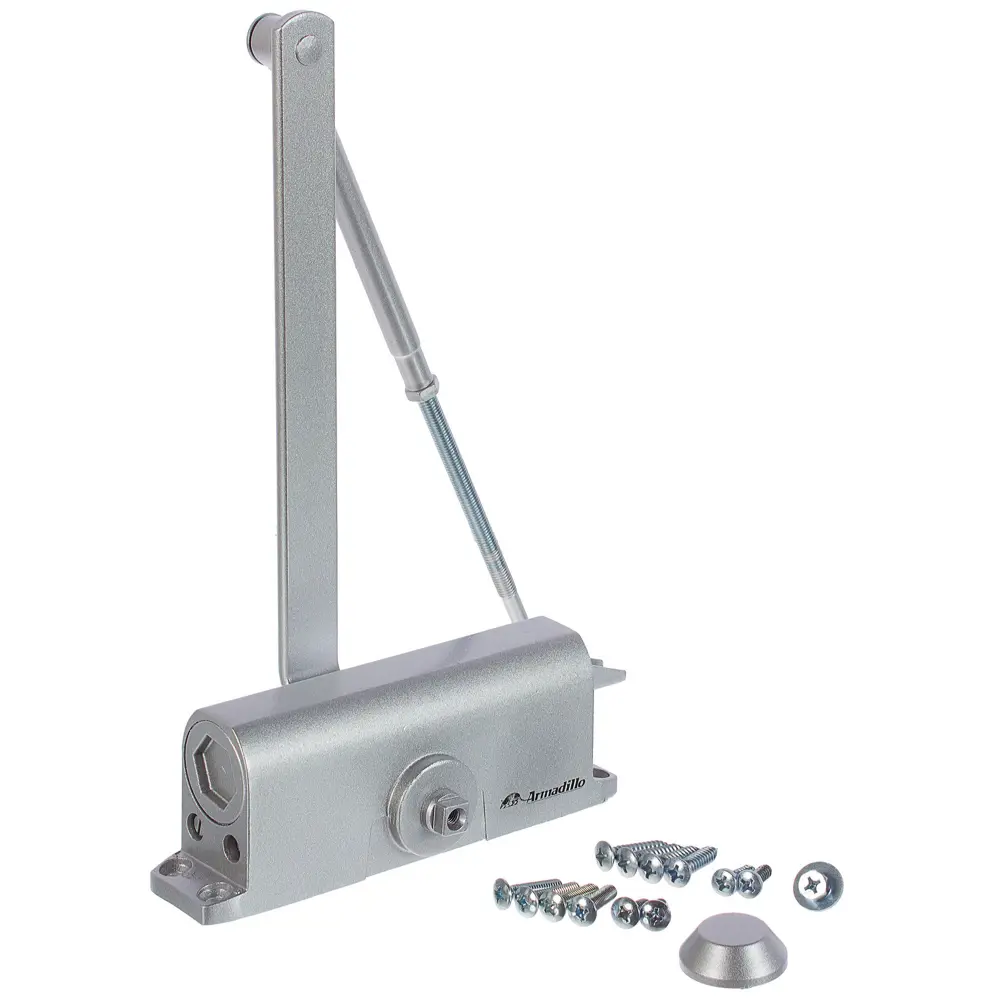Доводчик морозостойкий LY4, до 85 кг, цвет алюминий ARMADILLO STLM-2166477 - Вид №1