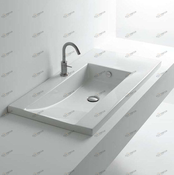 41819 Накладная раковина под столешницу  овальная Santreyd 