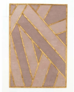 Scarlet Splendour Прямоугольный шерстяной коврик Nesso