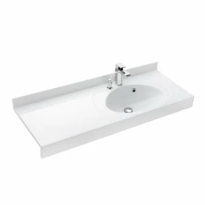 1A70103NOT01R Подвесная раковина настенная прямоугольная AQUATON ОТЕЛЬ белая