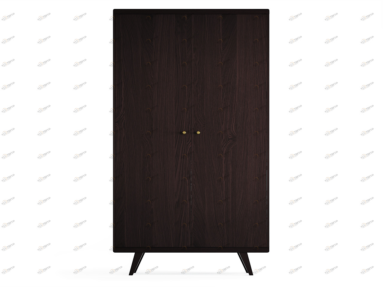 Шкаф распашной двухдверный дуб венге Thimon THE IDEA  210345 Венге;черный 