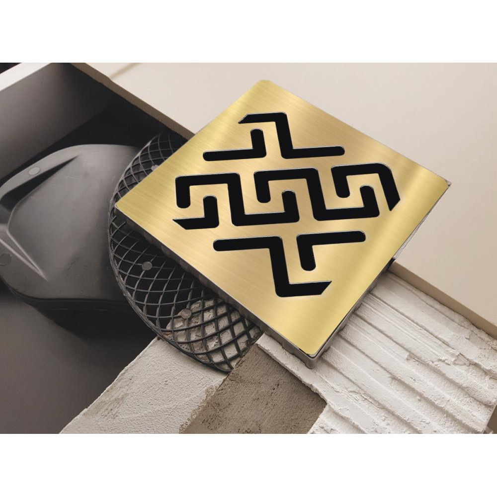 092060 Трап водосток PLATZ Antik 100х100  Berges PLATZ Antik  - Вид №2