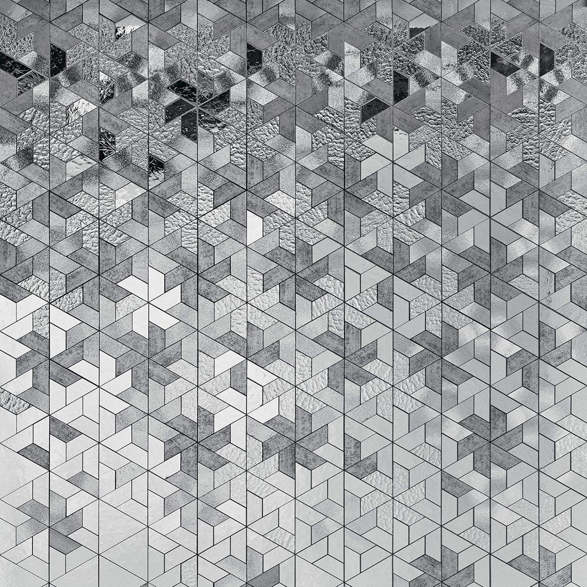 SICIS Bucolico Black Bo-Grey Vetrite Tile sun-id-1991302 - Вид №24