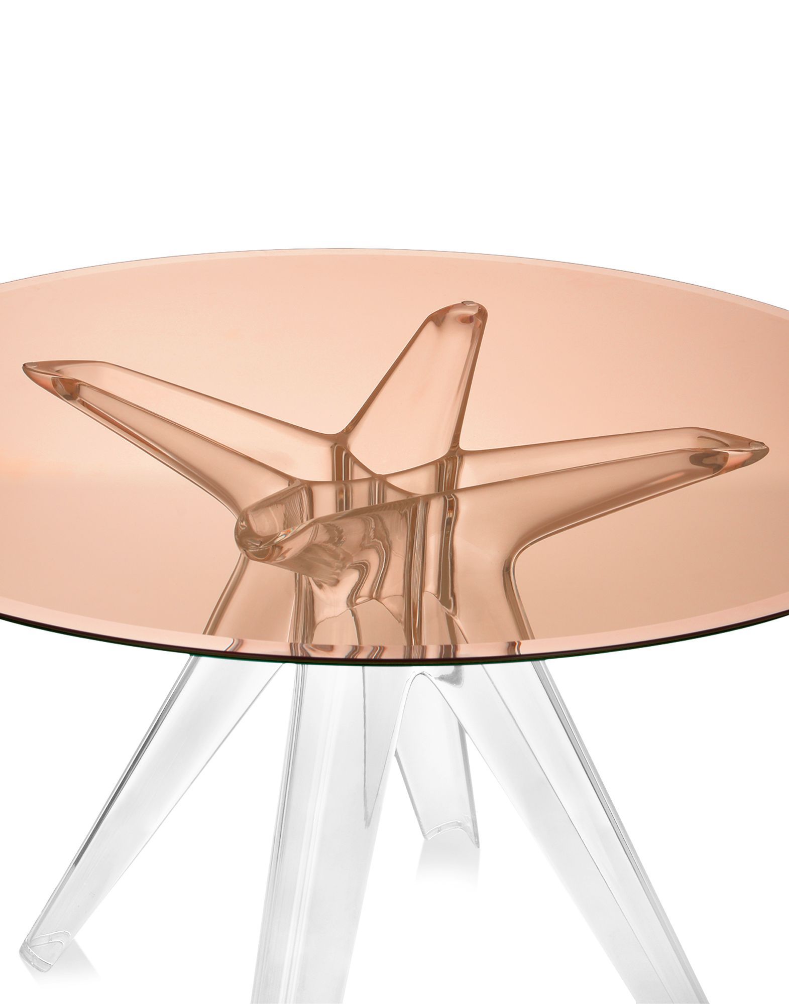 Круглый стол из хрусталя и инженерного пластика Kartell SIR GIO ARCH-00106990 - Вид №17
