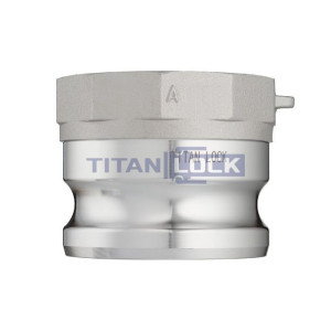 Камлок алюминиевый тип А ниппель, внутр. резьба BSP 4", TL400AAL TITAN LOCK
