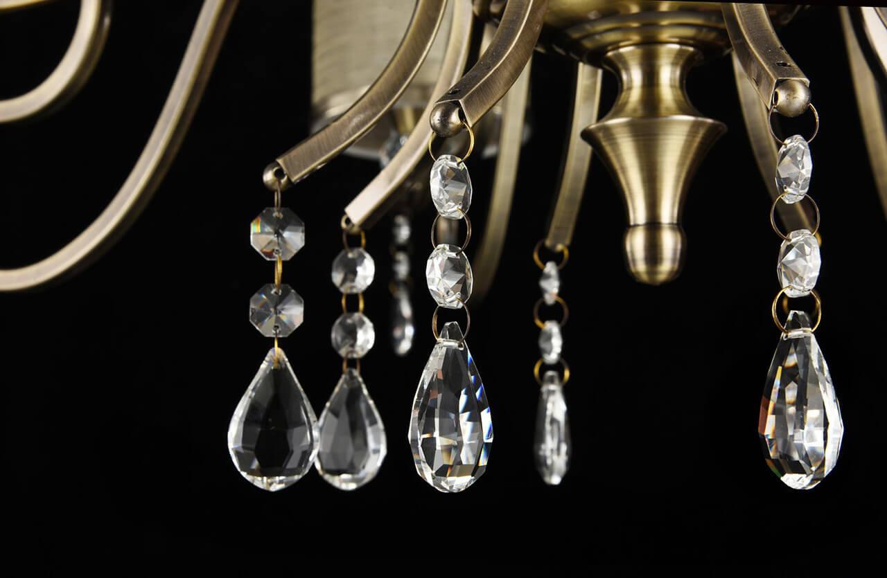 Подвесная люстра Freya Faust FR2300-PL-06-BZ FREYA ДИЗАЙНЕРСКИЕ, FAUST 186118 Бежевый  - Вид №2