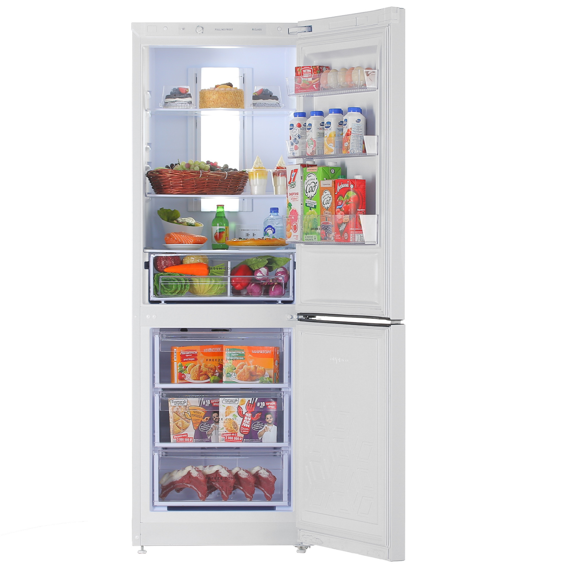 5339617 Холодильник с морозильником   Бирюса 820NF белый STDN-0043269 - Вид №5