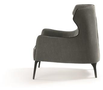 Frigerio Salotti Кресло из ткани с подлокотниками Crosby sun-id-1476940 - Вид №1