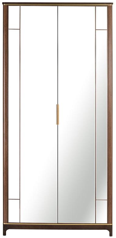 2492 Шкаф двухстворчатый с зеркалами Модерн Дуб Гладстоун R-HOME 4009275H_Гладстоун - Вид №1