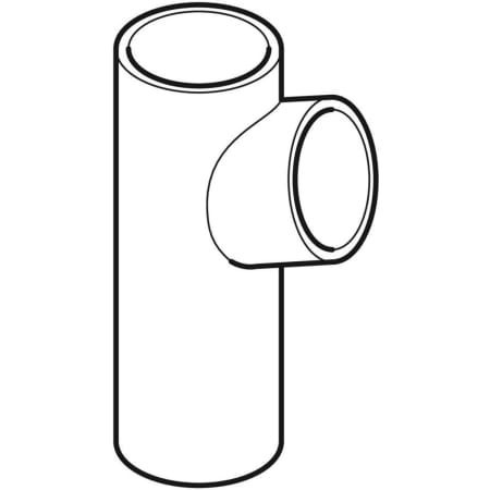 365.162.16.1 Тройник Geberit PE 88,5° Geberit  - Вид №1