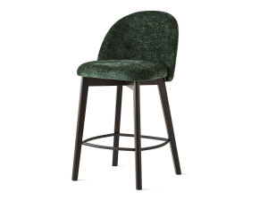 Высокий тканевый стул с подставкой для ног