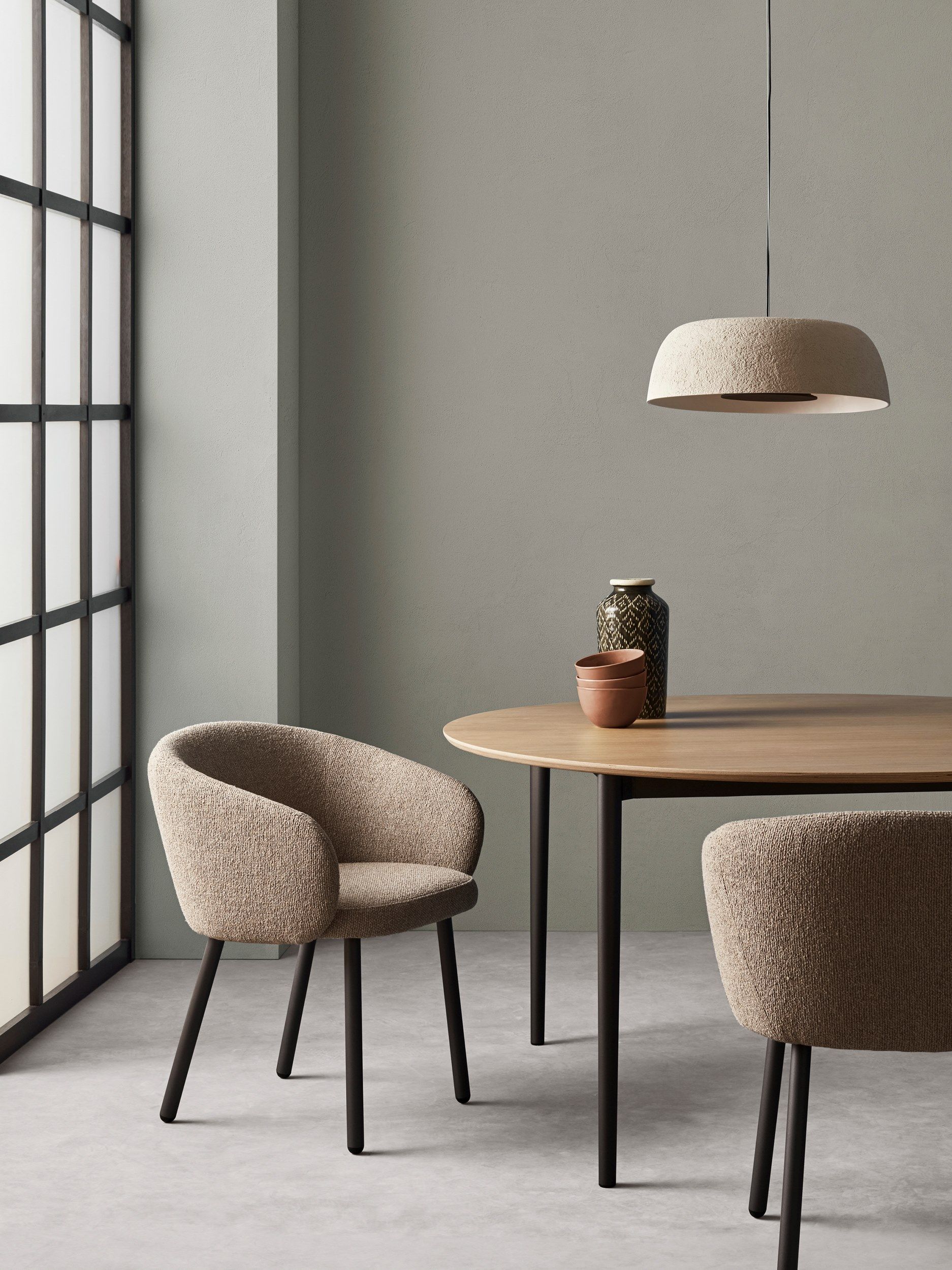 Круглый дубовый стол EXPORMIM ARCH-00061274 - Вид №1