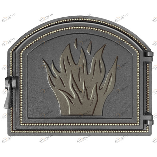 Дверка каминная Везувий 218 (бронза) 6343