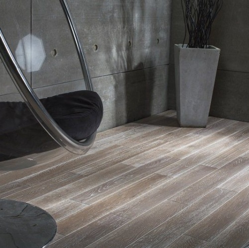 Массивная доска Ashton Рейкьявик Дуб Натур с брашью (Текстурированная) 500-1500х130 мм 1000300026 - Вид №2