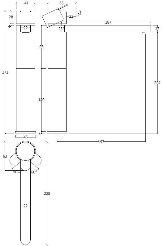 Water Evolution Смеситель для мойки из хромированной латуни Clip sun-id-1358983 - Вид №4