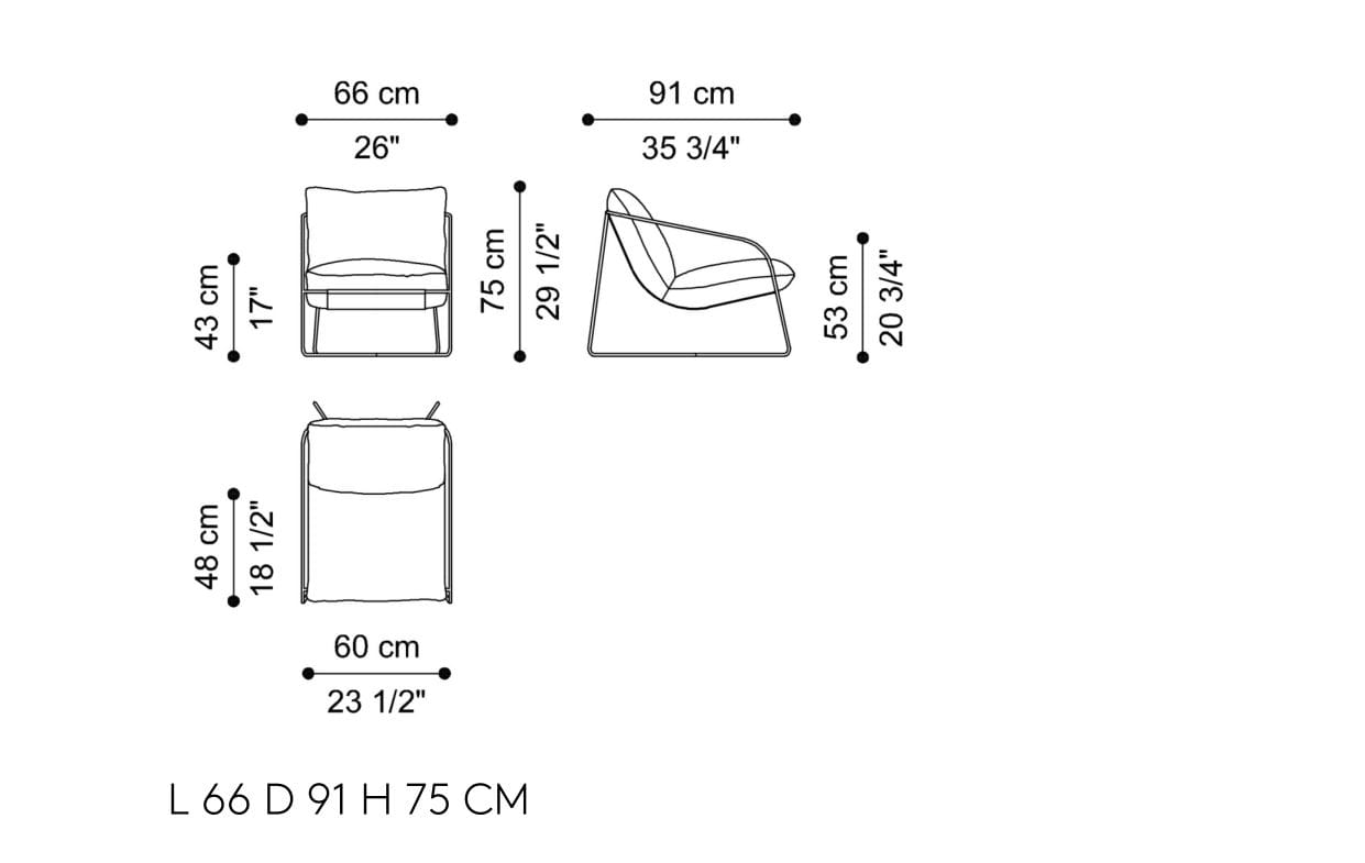 Тканевое кресло ETRO Home Interiors LEVITY ARCH-00146061 - Вид №11