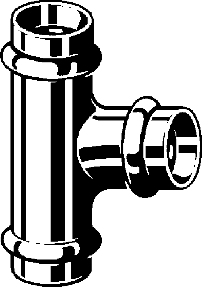 Viega Тройник Profipress S 4518 (628444) 628 444 - Вид №1
